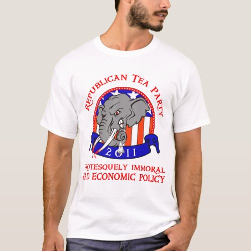 Anti_Republican Tea Party Protest T_Shirt
