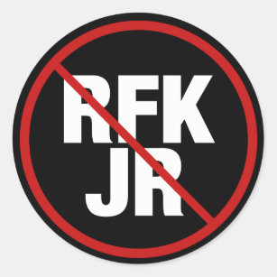 Anti RFK Jr. Vote Against Robert F. Kennedy Classic Round Sticker