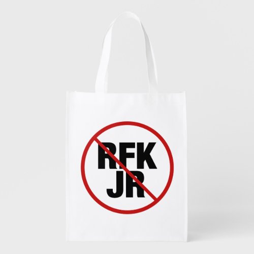 Anti RFK Jr Vote Against Robert F Kennedy Grocery Bag