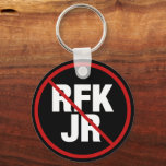 Anti RFK Jr. Vote Against Robert F. Kennedy Keychain<br><div class="desc">Democrats unite against RFK Jr. This political candidate for the 2024 election for president does not demonstrate democratic party values. A red strike through and a circle around the name of Robert F. Kennedy Jr on a political keychain.</div>
