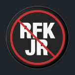 Anti RFK Jr. Vote Against Robert F. Kennedy Magnet<br><div class="desc">Democrats unite against RFK Jr. This political candidate for the 2024 election for president does not demonstrate democratic party values. A red strike through and a circle around the name of Robert F. Kennedy Jr on a political magnet.</div>