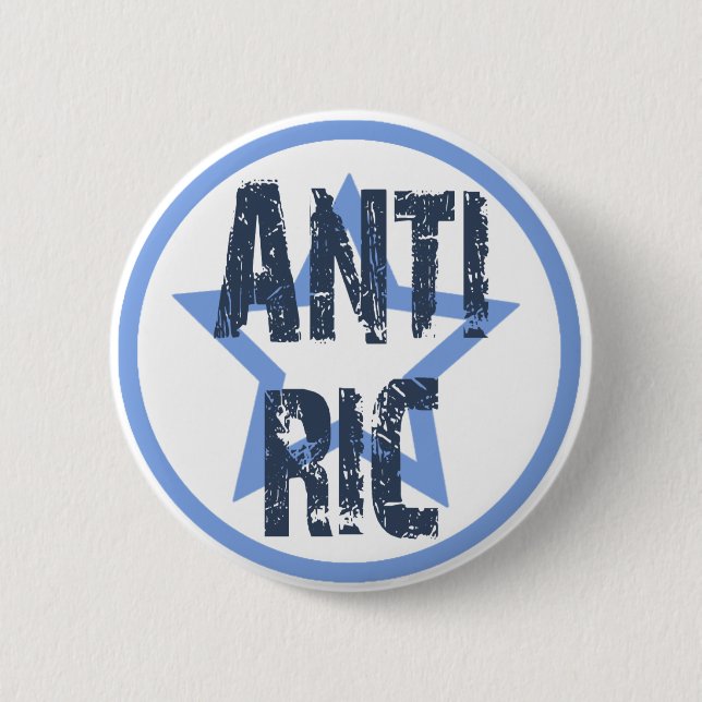 Anti-RIC Pinback Button (Front)