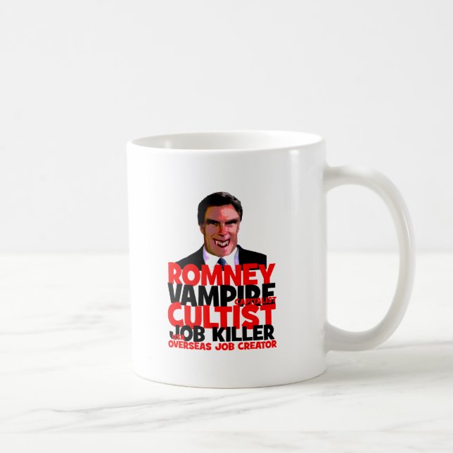 anti Romney Coffee Mug (Right)