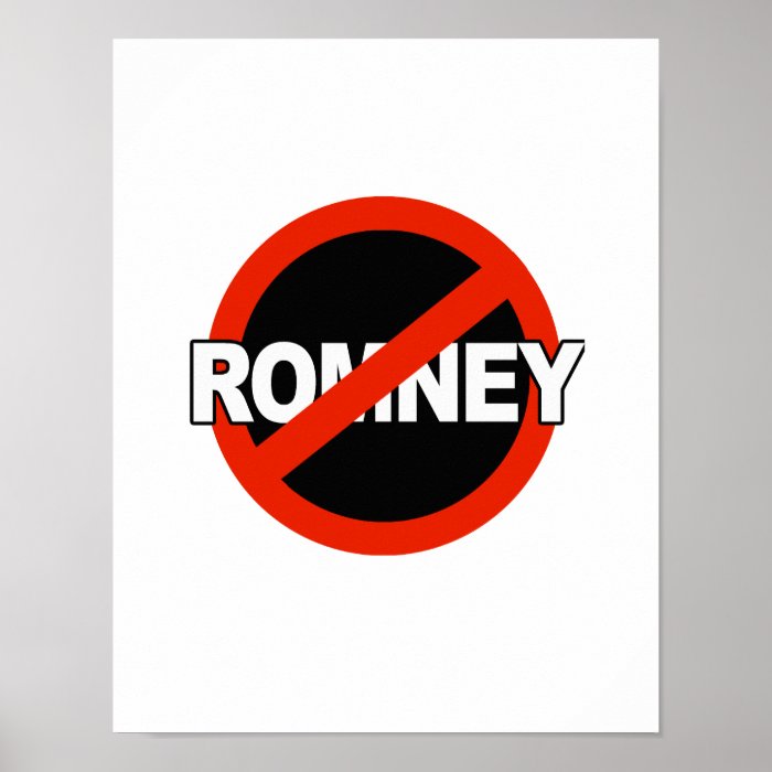 Anti Romney Name  .png Print