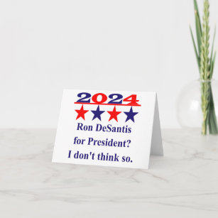 Anti-Ron DeSantis For President - Political Quote Card