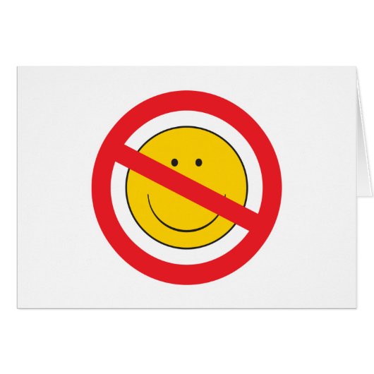 Anti-Smiley Face Cards (Front Horizontal)