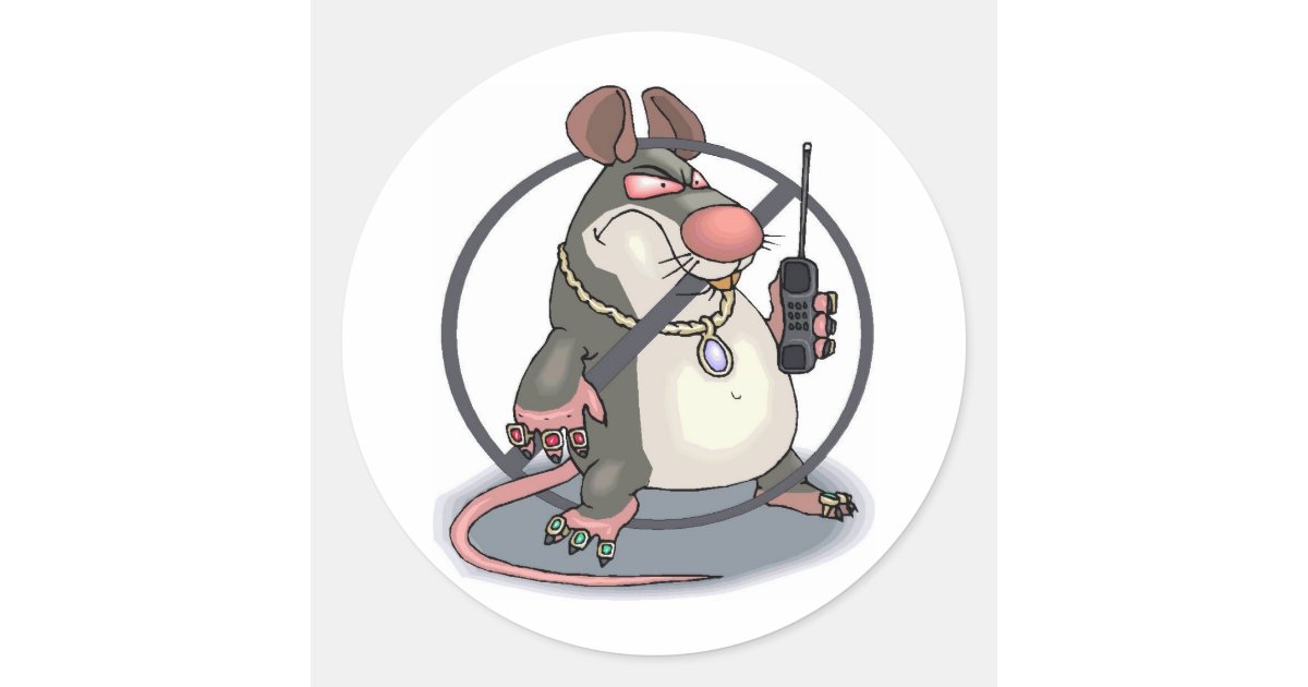 Anti-Snitch No Rats Sticker | Zazzle