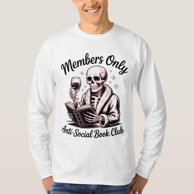 Anti-Social Book Club  T-Shirt (Front)