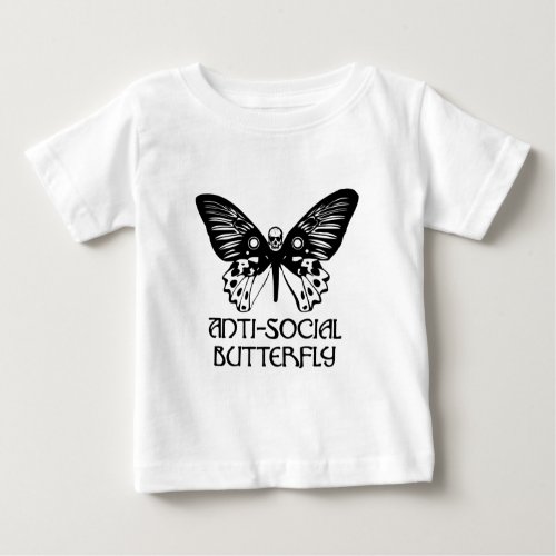 Anti_Social Butterfly Baby T_Shirt