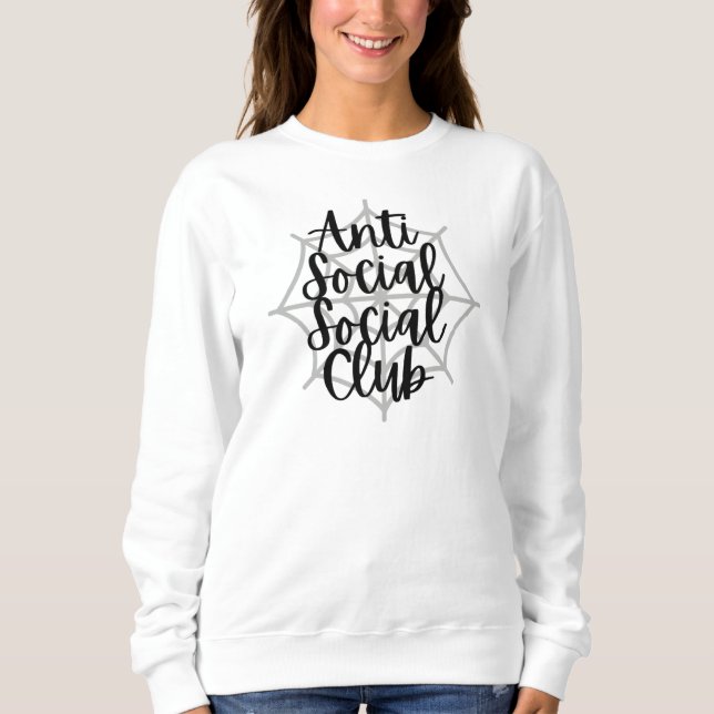 Anti Social Club Funny Pullover  (Front)