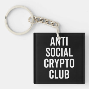 Anti Social Crypto Club Keychain