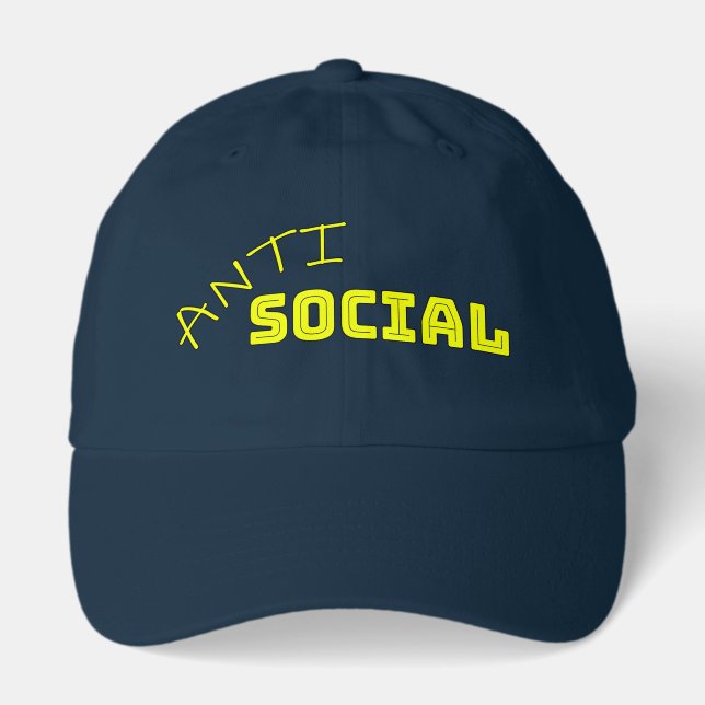 Anti Social Introvert Hat (Front)