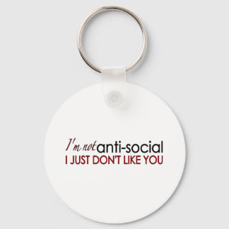 Anti-Social Keychain