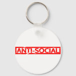 Anti-social Stamp Keychain