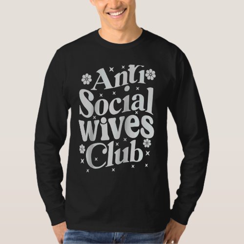 Anti Social Wives Club Retro Raglan T_Shirt