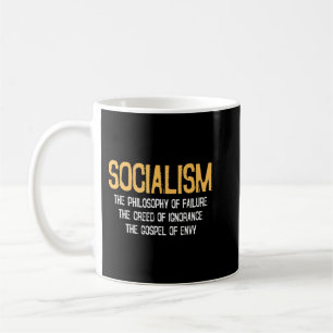 Anti-Socialism Failure Envy Winston Churchill Quot Coffee Mug