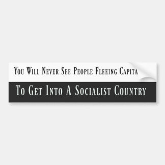 Anti-Socialist Bumper Sticker