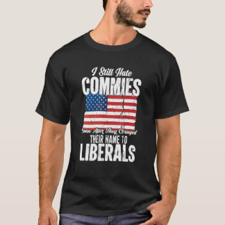 Anti Socialist Communist Pro America Patriotic T-Shirt