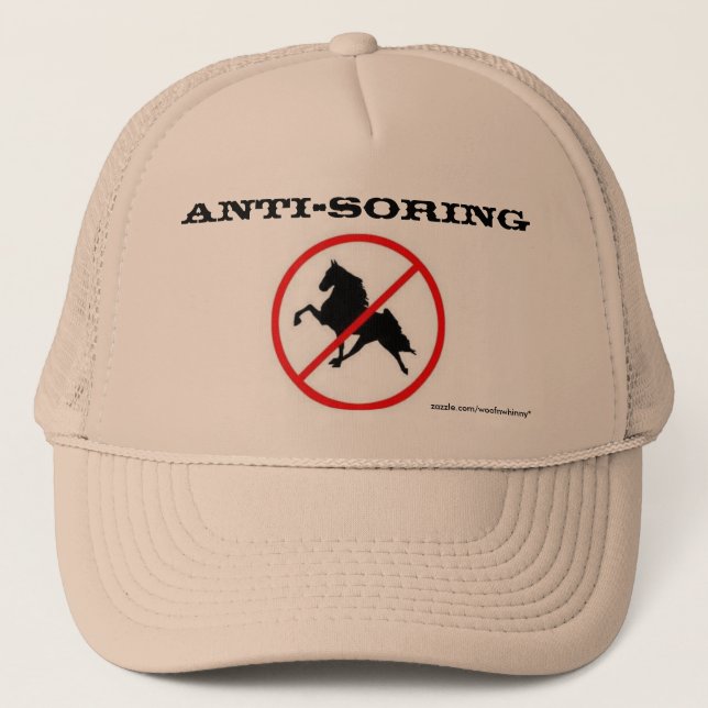 Anti-Soring hat with Ban Symbol (Front)