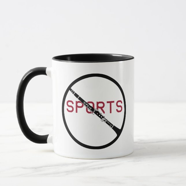 Anti-Sports Clarinet Mug (Left)