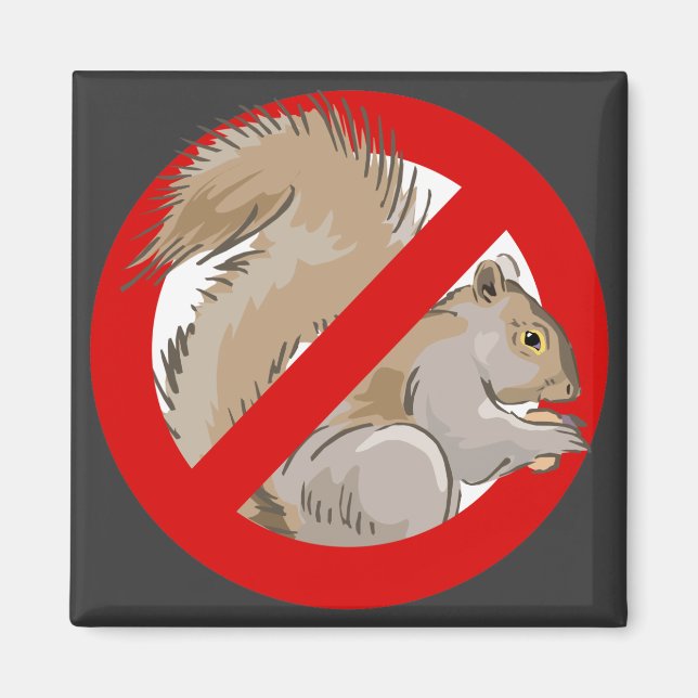 Anti-Squirrel Magnet (Front)