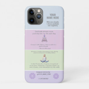 ANTI-Stress with every breath I choose gratitude iPhone 11 Pro Case