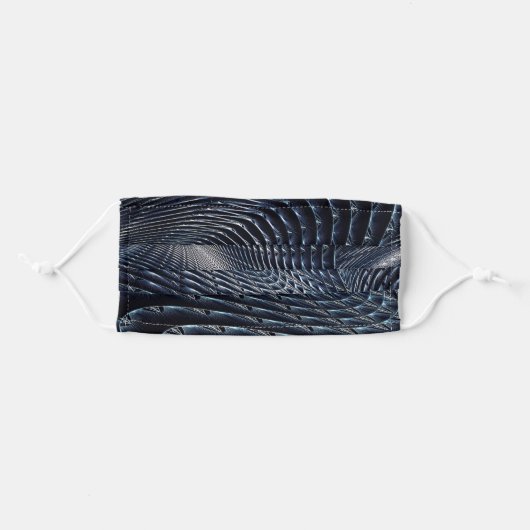 Anti-Surveillance Camouflage #1 Adult Cloth Face Mask (Front, Folded)