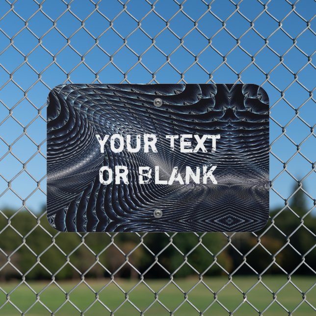 Anti-Surveillance Camouflage #1 Metal Sign (In Situ(Fence))