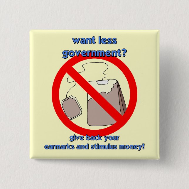 Anti tea party button (Front)