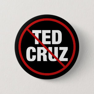 Anti Ted Cruz Texas Democrat Button
