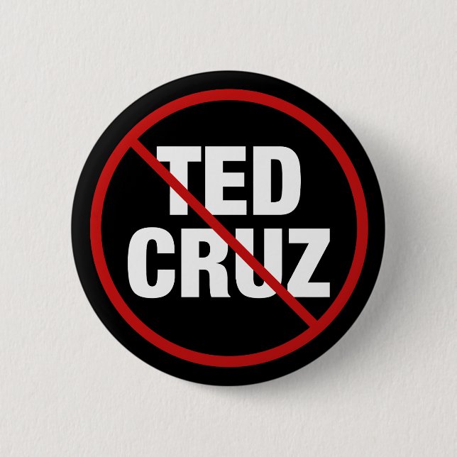 Anti Ted Cruz Texas Democrat Button (Front)