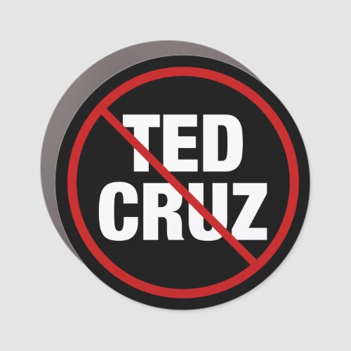 Anti Ted Cruz Texas Democrat Political Car Magnet