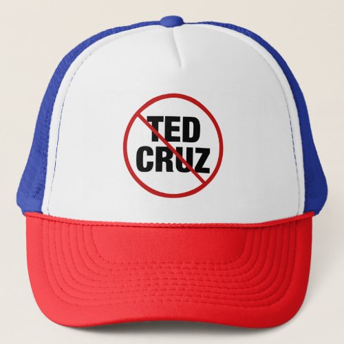 Anti Ted Cruz Texas Democrat Political Trucker Hat