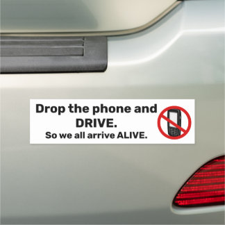 Anti Texting And Driving Advocacy Car Magnet