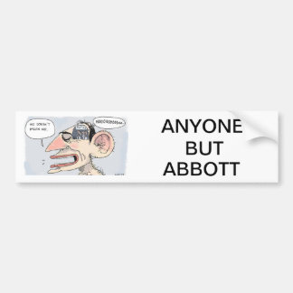Anti Tony Abbott Bumper Sticker