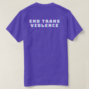 Anti Trans Violence Teardrop Memorial T-Shirt