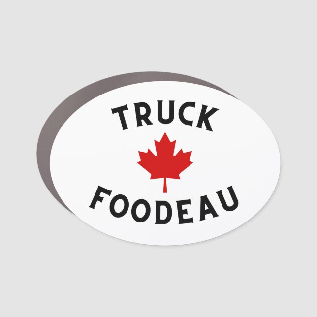 Anti-Trudeau Freedom Convoy Support Canada Car Magnet (Front)
