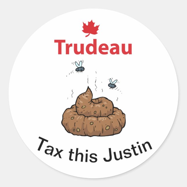 Anti-Trudeau stickers (Front)