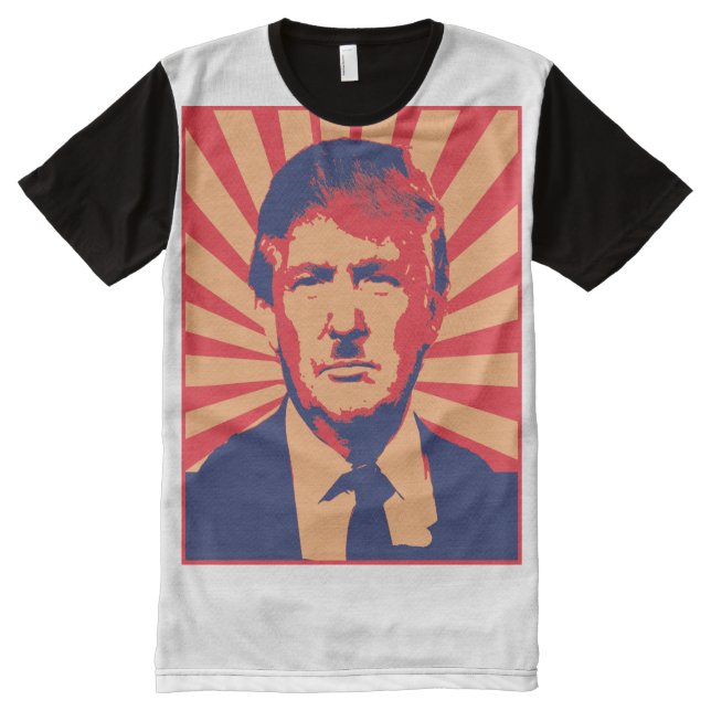 Anti-Trump All-Over-Print T-Shirt (Front)