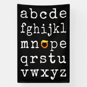 Anti-Trump Alphabet - Nope V Banner