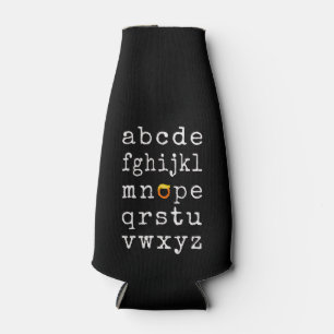 Anti-Trump Alphabet - Nope V Bottle Cooler