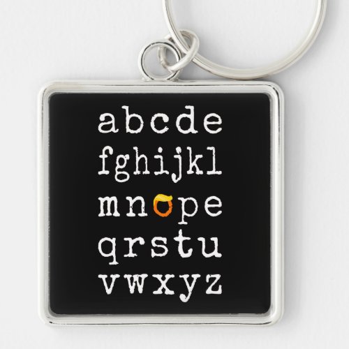 Anti_Trump Alphabet _ Nope V Keychain