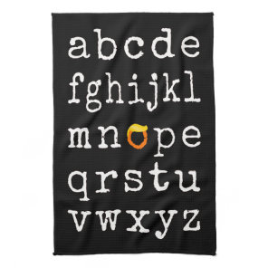 Anti-Trump Alphabet - Nope V Kitchen Towel