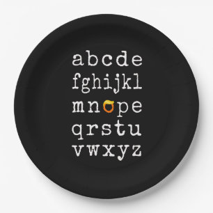 Anti-Trump Alphabet - Nope V Paper Plates
