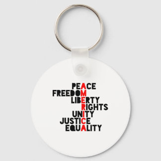 Anti-trump America Meaning Keychain