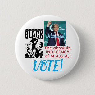 Anti-Trump Anti-MAGA Cultural Appropriation Button