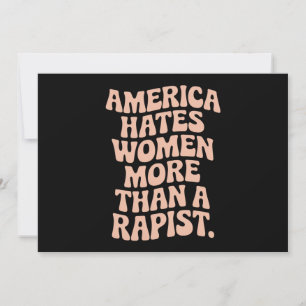 Anti Trump Anti MAGA Protest Feminist Activist Invitation