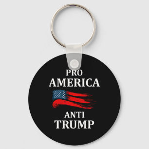 Anti-trump Anti Trump 2024 American Usa Flag Keychain