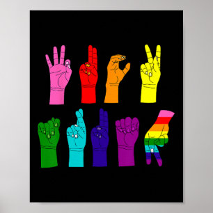 Anti-trump Asl Sign Language Lgbtq+ Protest