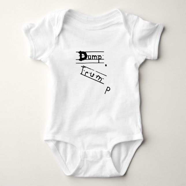 Anti-Trump Baby Clothes Baby Bodysuit (Front)